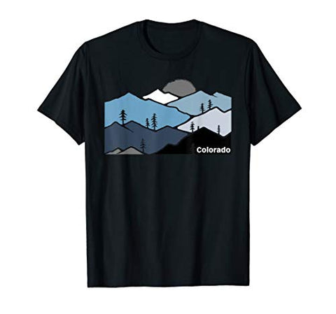 Colorado Mountain Outdoor Retro Landscape T-Shirt