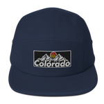 Colorado 80s 90s Mountain Logo Five Panel Cap