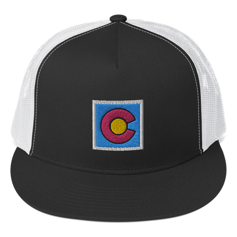 Colorado Classic Flat Bill Trucker Cap
