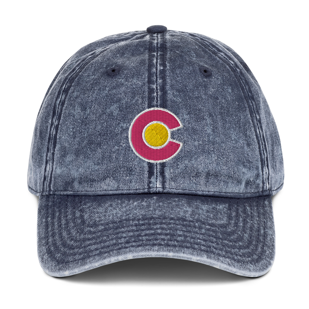 Vintage 1984 Colorado émail revers chapeau épingle insigne Fort Collins