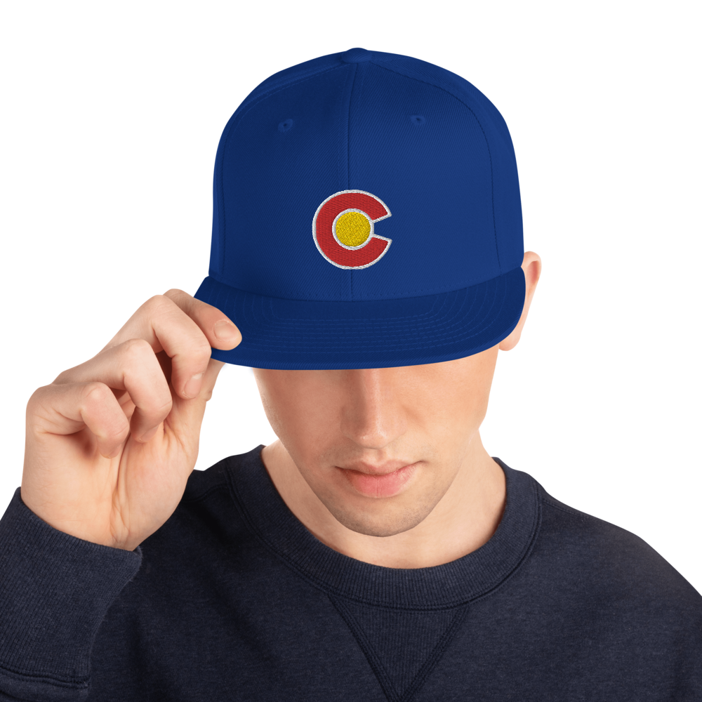 Colorado Flag C Classic Snapback Hat – Colorado Underground