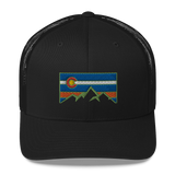 Colorado Flag Colorado Underground Retro Trucker Cap