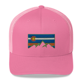 Colorado Flag Colorado Underground Retro Trucker Cap