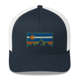 Colorado Flag Colorado Underground Retro Trucker Cap