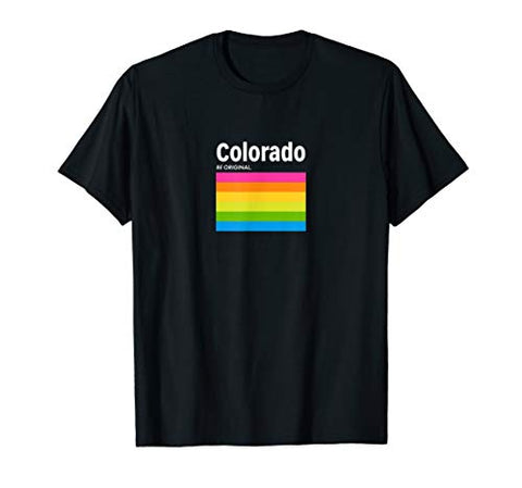 Colorado State Retro Vintage Design Print T-Shirt