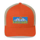 Colorado Retro Design Retro Trucker Hat