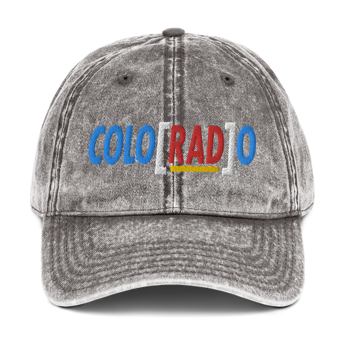 Colo[RAD]o Vintage Cotton Twill Cap
