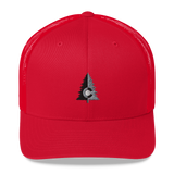 Colorado Tree Two Tone Design Retro Trucker Cap