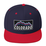 Colorado 80's 90's Mountains Classic Snapback Hat