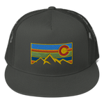 Colorado Flag Colorado Underground Logo Trucker Cap