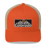 Colorado Vintage Design Retro Trucker Cap