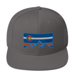 Colorado Mountains Box Logo Classic Snapback Hat