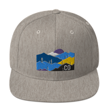 Colorado Mountains Classic Snapback Hat