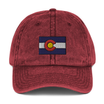 Colorado Flag Colorado Underground Vintage Cotton Twill Cap