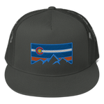 Colorado Flag Colorado Underground Patch Logo Trucker Cap