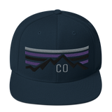 Colorado Retro Summer Sunset Baseball Classic Snapback Hat