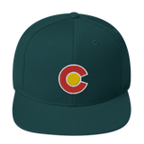 Colorado Flag C Classic Snapback Hat