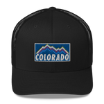 Colorado Mountains Retro Trucker Cap