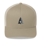 Colorado Tree Two Tone Design Retro Trucker Cap