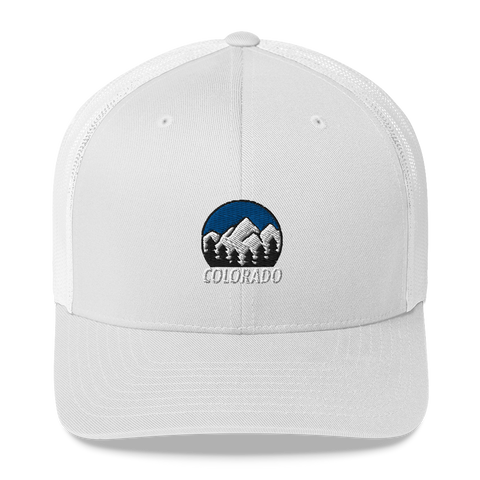 Colorado Mountains Classic Retro Trucker Hat