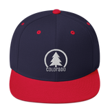 Colorado Tree Simple Classic Snapback Hat