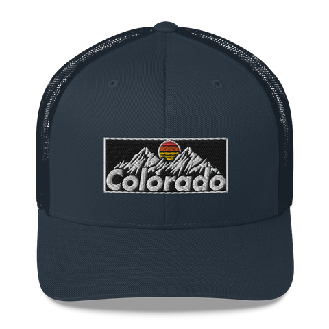 Colorado Vintage Design Retro Trucker Cap