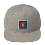 Colorado State Flag Box Logo Classic Snapback Hat