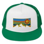 Colorado Flag Colorado Underground Logo Trucker Cap