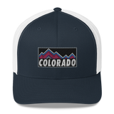 Colorado Mountains Retro Trucker Hat