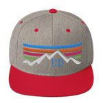 Colorado Retro Sunset Classic Snapback Hat