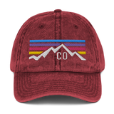 Colorado Retro Classic Vintage Cotton Twill Cap