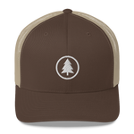 Pine Tree Retro Trucker Cap