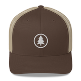 Pine Tree Retro Trucker Cap